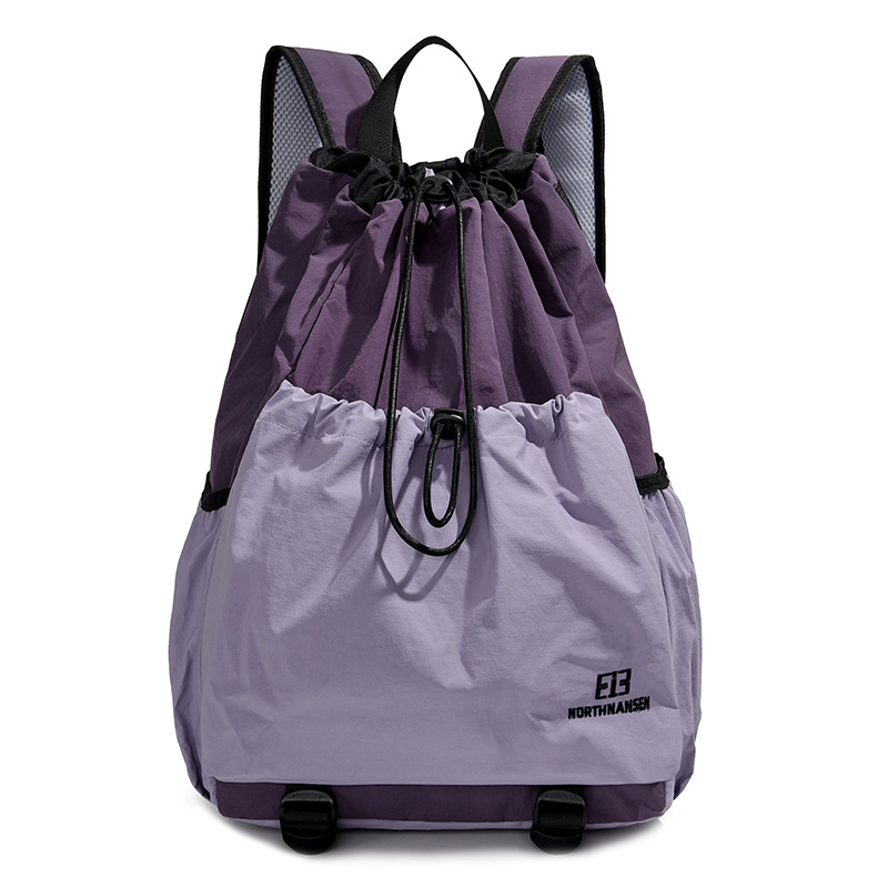 Sports backpack for leisure outside climbing, drawstring