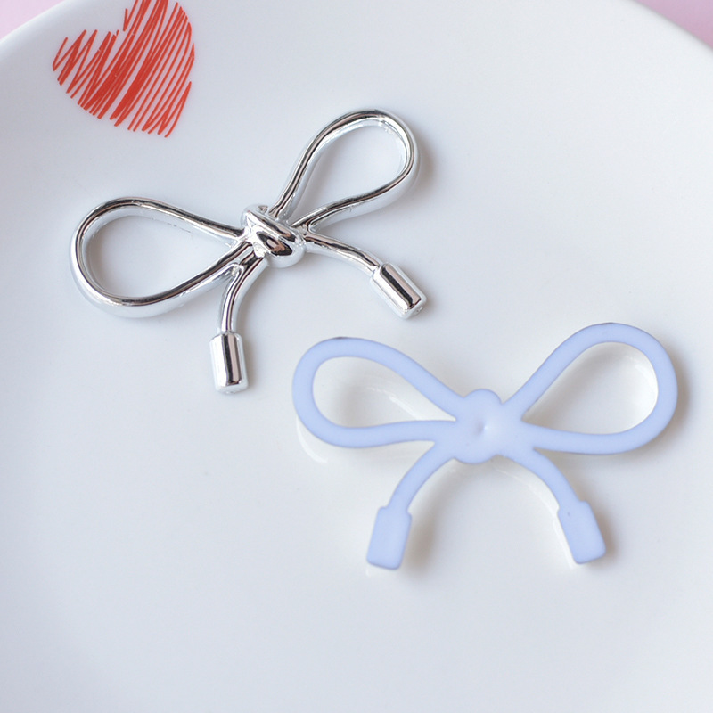 かわいいシルバー猫ジュエリーアクセサリーヘアアクセサリーホールシューズ diy 材料卸売工場直接販売|undefined