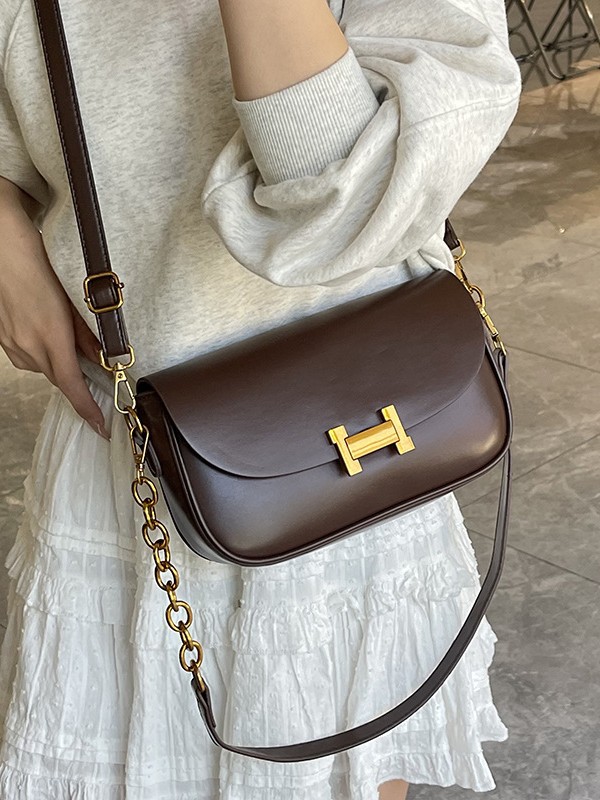 Bolso para mujeres 2026 nueva moda bolso cuadrado de alta calidad cadena de textura brazo bolso de hombro simple versátil mochila