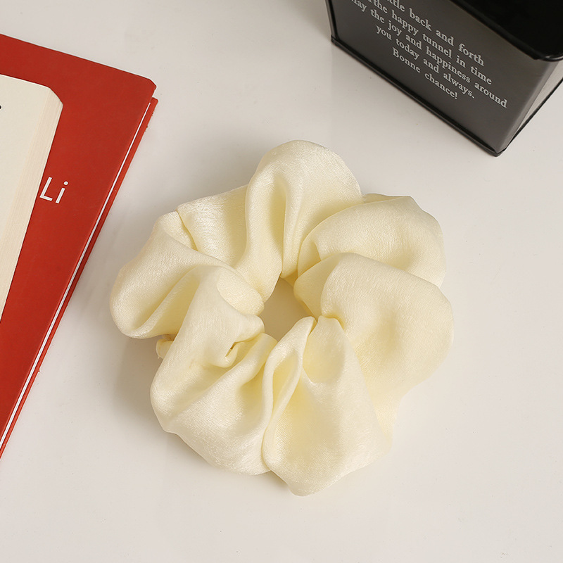 Banda de pelo de intestino grueso ins estilo coreano celebridad de Internet simple cerdo grasa salchicha banda de goma corbata femenina cabeza Corea del Sur verano JK diadema caja de cuero femenina