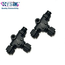 NMEA2000船用5芯防水转接器一出二三通多通船舶设备扩展连接器