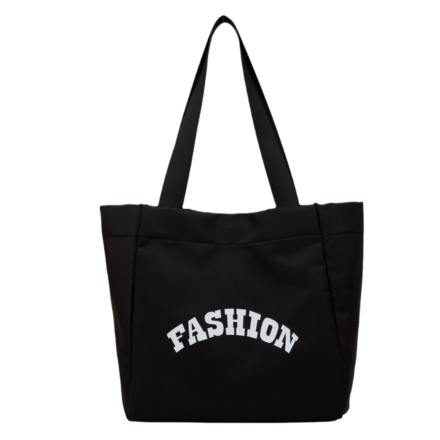 New Korean Canvas Bag ins Minimalist Letter Tote Bag Large Capacity Canvas Bag Versatile Shoulder Bag for Women