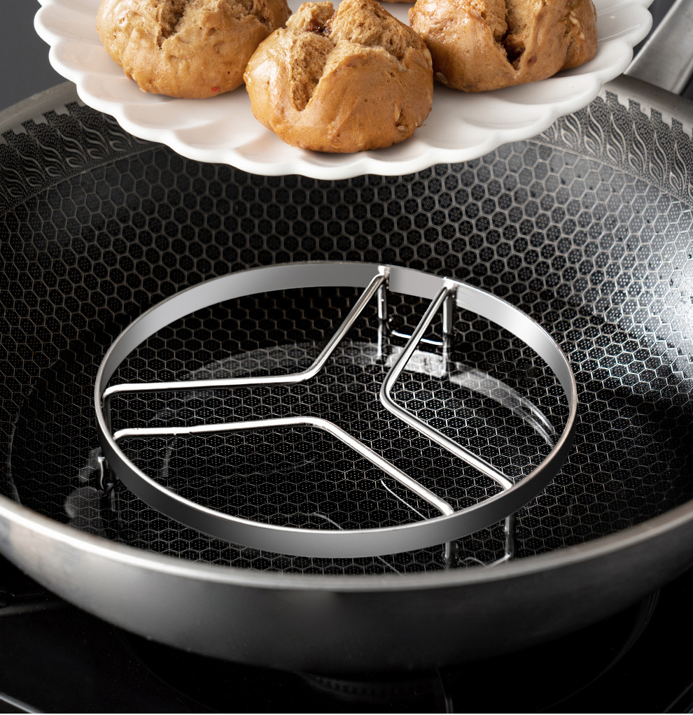 FaSoLa Life 304不锈钢蒸架 中号/个 加宽边更稳固 光滑打磨 轻松蒸菜