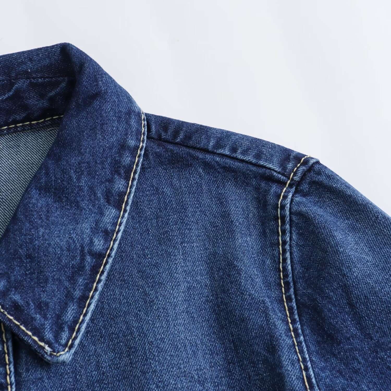 2024 Spring New Product Women's Street Fashion Casual Cowboy Windbreaker Coat w025 1017_voghion.com