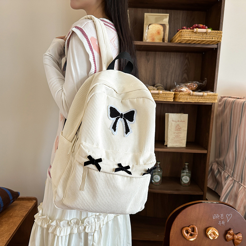 El Departamento japonés INS mochilas de lazo de chicas de alto valor facial versión coreana de mochilas de estudiantes universitarios perezosos mochilas de estudiantes de secundaria mochilas de hombro