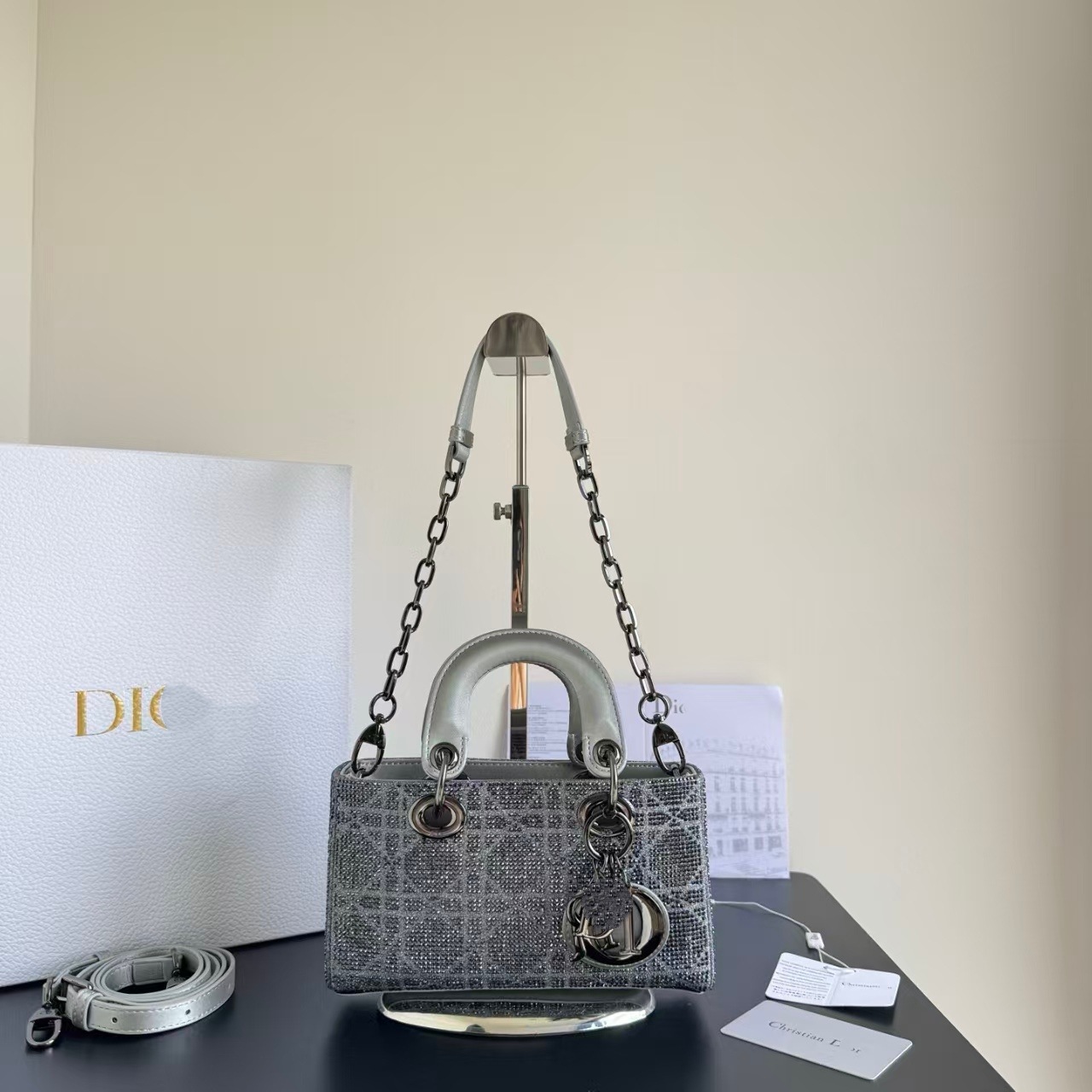 Rhinestone bag, light luxury women's bag, 2025 new model, exquisite casual handbag, Lady bag, shoulder bag, crossbody small square bag for women