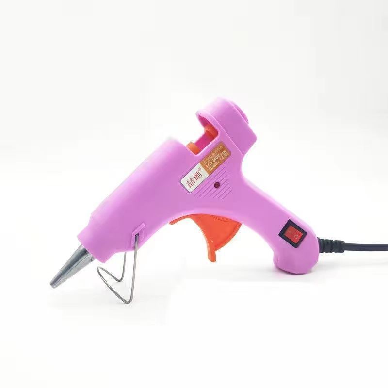 Pistola de pegamento casera de capacidad térmica DIY multifuncional pistola de pegamento multicolor pistola de fusión en caliente 7 / 11mm varilla de pegamento estudiante hecha a mano