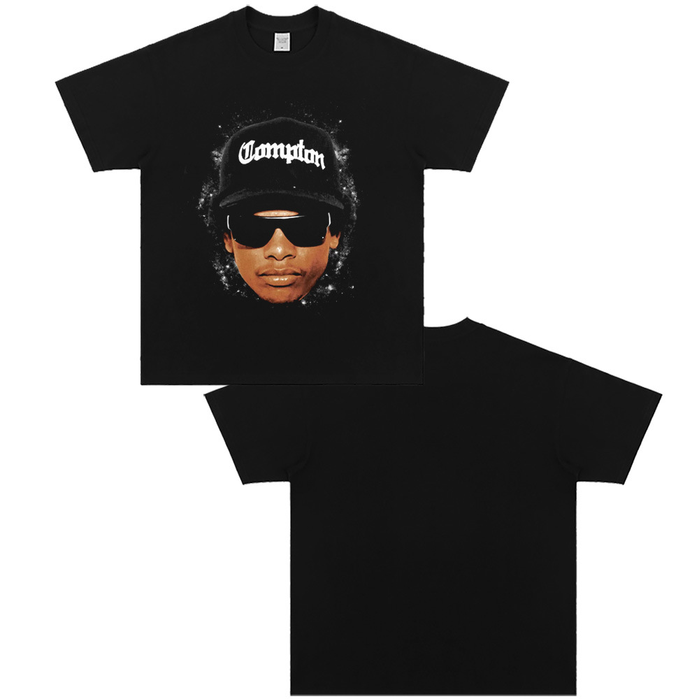 West Coast Rap N.W.A. Digital Direct Jet Washing Made Old American Retro Little Neck Camiseta image 14