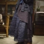 气质松紧腰不规则拼接半身裙