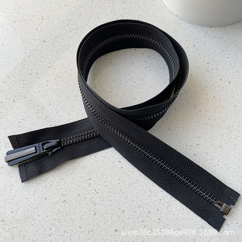 5#Y牙金属钛合金拉链 厂家直发多色现货 箱包服饰辅料黑色羽绒服