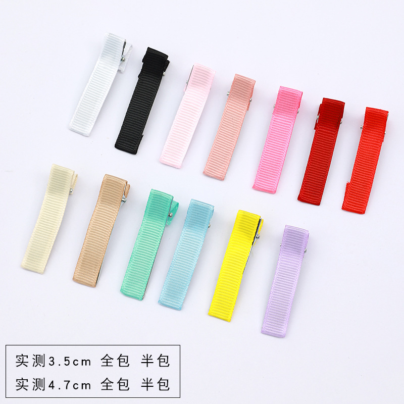 DIY Jewelry Accessories Materials All-Inclusive Hairpin Clip Side Clip Handmade Baby Hair Accessories Head Accessories Duckbill Clip Ribbed