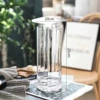 1025 Flower bottom straight tube transparent