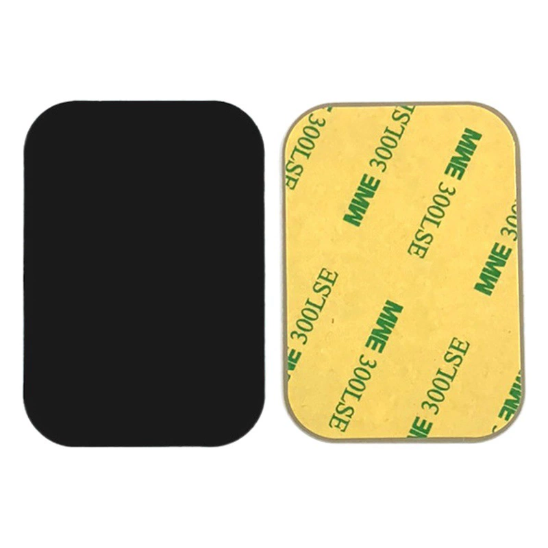 Автомобильный магнитный держатель для мобильного телефона назад круглый 40 квадрат 45*65 мм чистый черный магнитный лист из нержавеющей стали