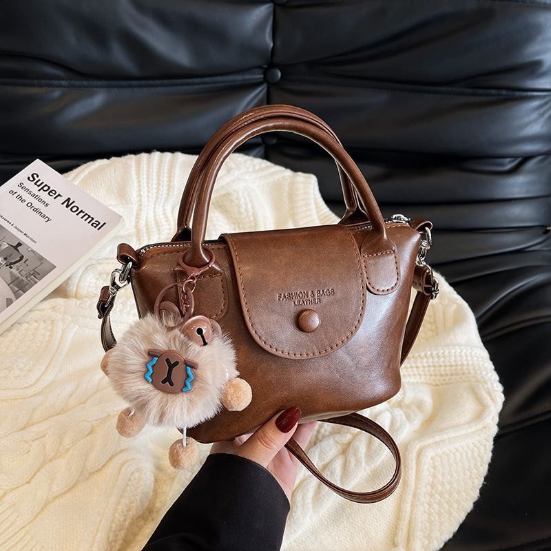 Trendy Niche Women's Handbag New Retro Versatile Crossbody Bag Korean Simple Retro Shoulder Bag Export Trendy Niche Women's Handbag New Retro Versatile Crossbody Bag Korean Simple Retro Shoulder Bag Export