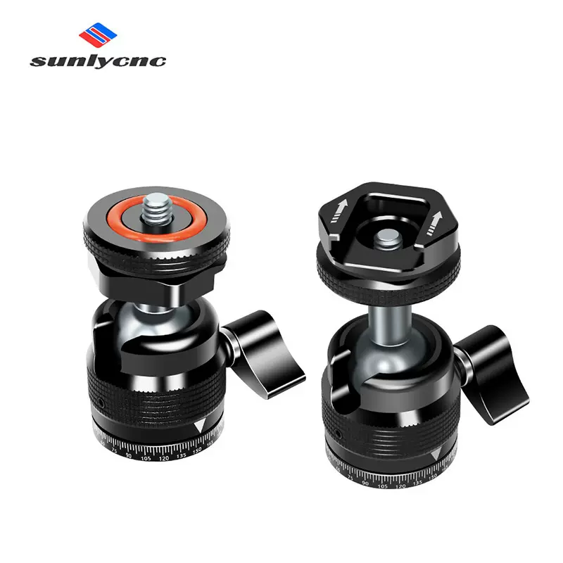 万向球形小云台 金属热靴云台相机三脚架配件麦克风拓展摄影支架