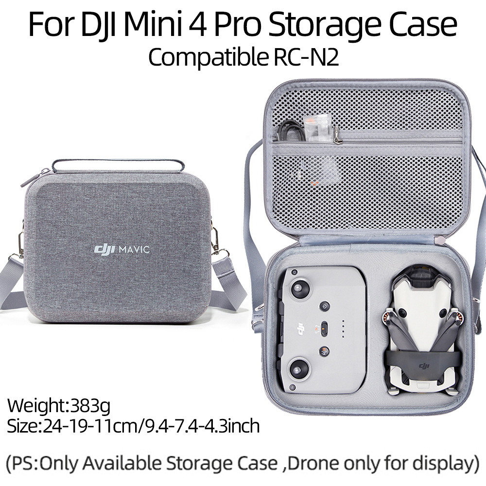 Aplicable DJI mini 4 pro bolsa de almacenamiento Dji mini 4 pro bolsa de almacenamiento de control remoto estándar bolsa de habitación individual