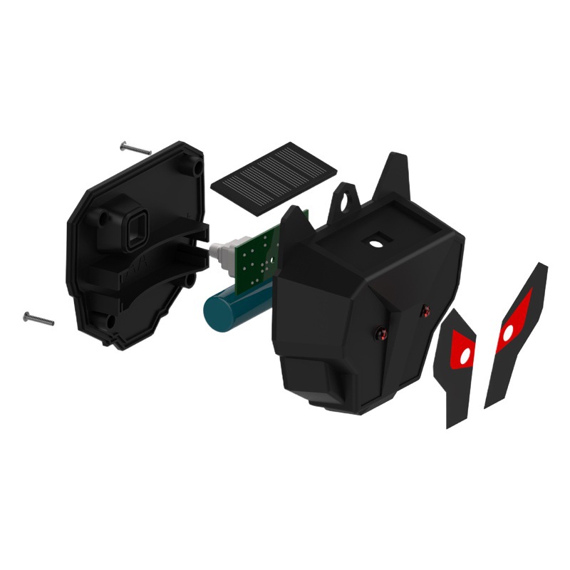 En stock animal artefacto de conducción solar al aire libre bestia jabalina conejo Lobo oso ciervo comadreta animal Dispositivo de conducción