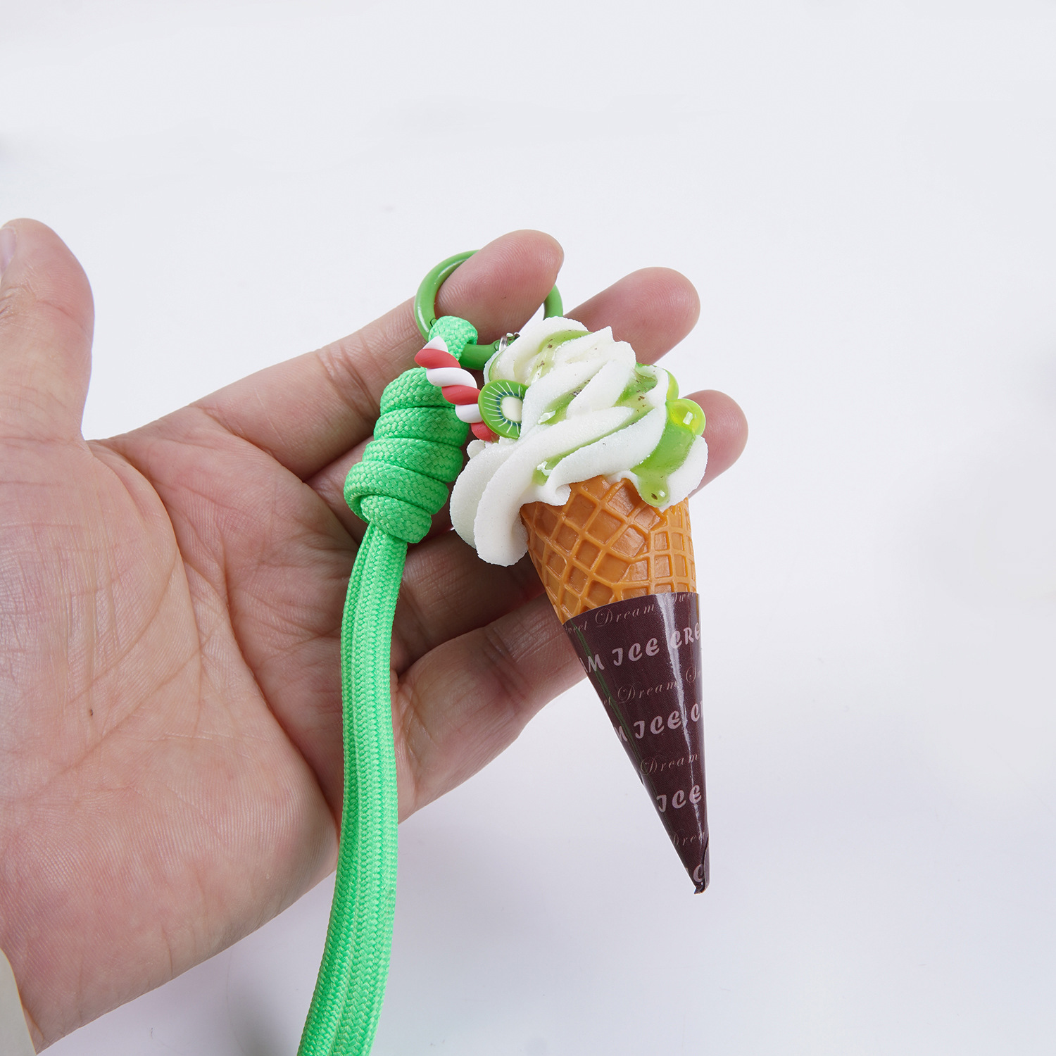 Simulación de helado colgante helado de frutas creativo juguete de simulación de helado de barril colgante