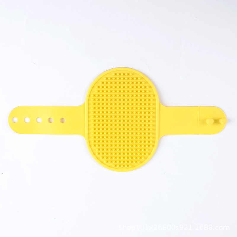 TPR cepillo de baño para mascotas cepillo de baño para perros cepillo de baño para perros cepillo de masaje para perros baño de masaje para perros guantes desechables al por mayor