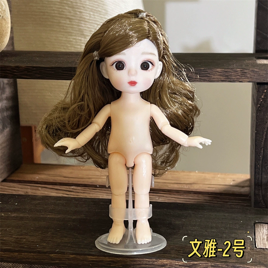 Милая кукла для переодевания, игрушка, 17 см, 3D