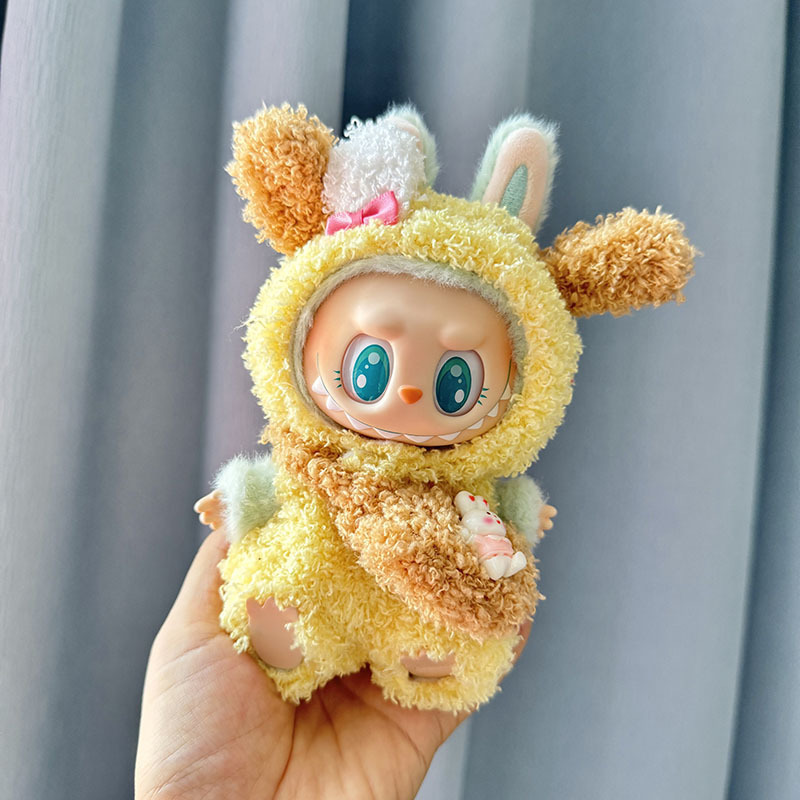 服のみ】第二世代ブラインドボックス ラブブ服 エポキシ樹脂製顔飾り ラブブ シットシットパーティーシリーズ ベビー服 可愛い|undefined