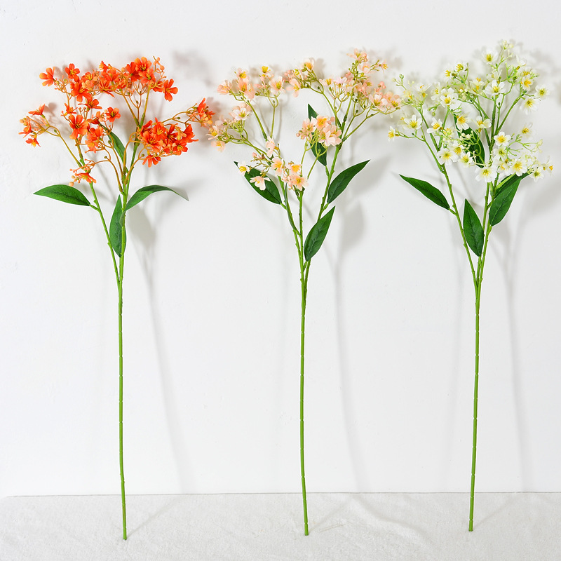 小清新仿真花單枝瑞香花家居桌花裝飾品新娘手捧花束配花廠家代發