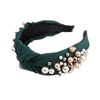 High headband from pearl for face washing, hair accessory, European style, internet celebrity, wholesale