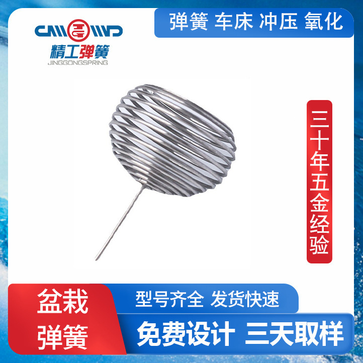 盆栽弹簧防腐玉肥盒弹簧定 制弹簧厂家不锈钢压缩弹簧来图来样生