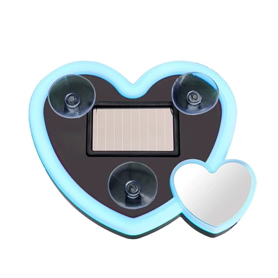 Other lights Solar-Powered Wireless Led Heart-Shaped - ice-blue-solid-color-1-pack