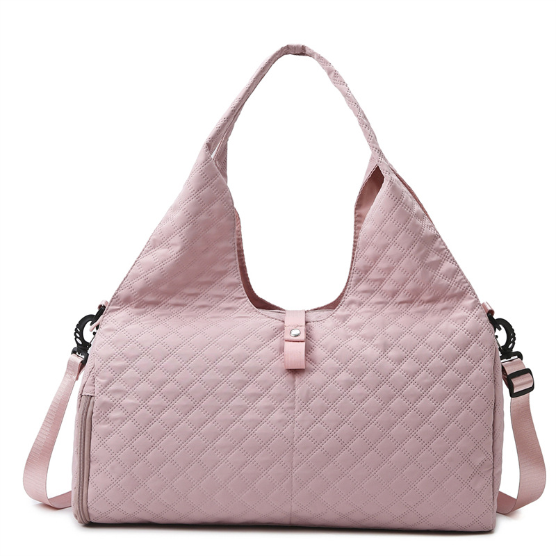 2024 nueva bolsa de viaje portátil ligera de gran capacidad, bolsa de almacenamiento de viaje de un solo hombro de embarque de viaje ligero al aire libre, marea