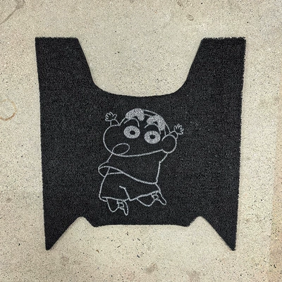Electric vehicle foot mat — motorcycle-specific silk loop floor - crayon-shin-chan-honda-nwt150