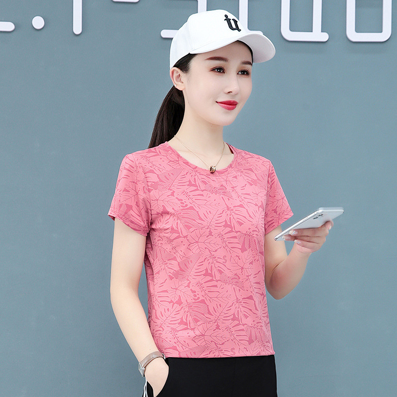 Ice Silk Quick-Dry Women's Short-Sleeve T-Shirt, Summer Cool 2026 New Model, Sports Casual Fitness Hot-Selling Top Ice Silk Quick-Dry Women's Short-Sleeve T-Shirt, Summer Cool 2026 New Model, Sports Casual Fitness Hot-Selling Top
