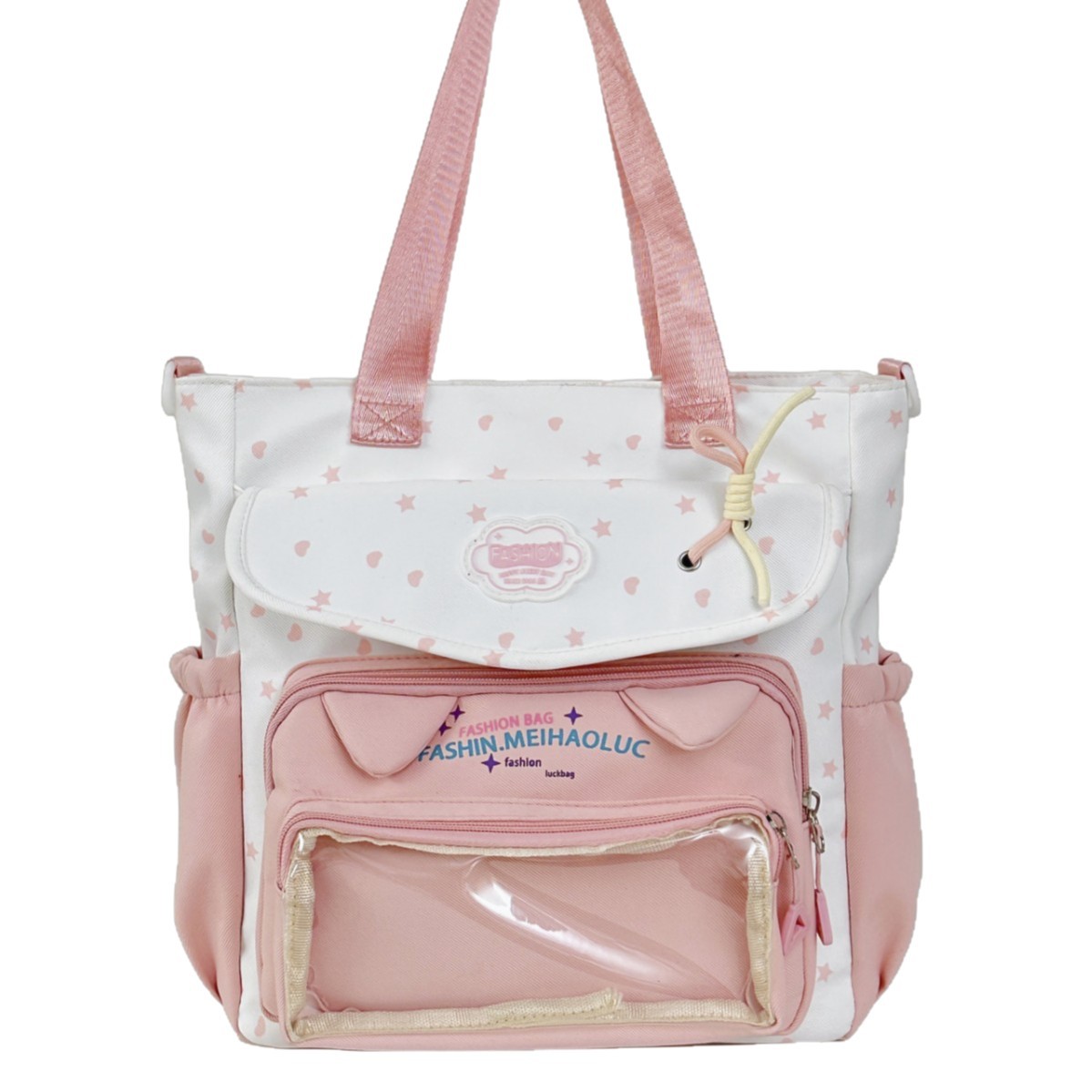 Nueva mochila escolar de nailon de gran capacidad, moderna y bonita, para estudiantes de primaria, bandolera portátil, venta al por mayor 2026 image 7