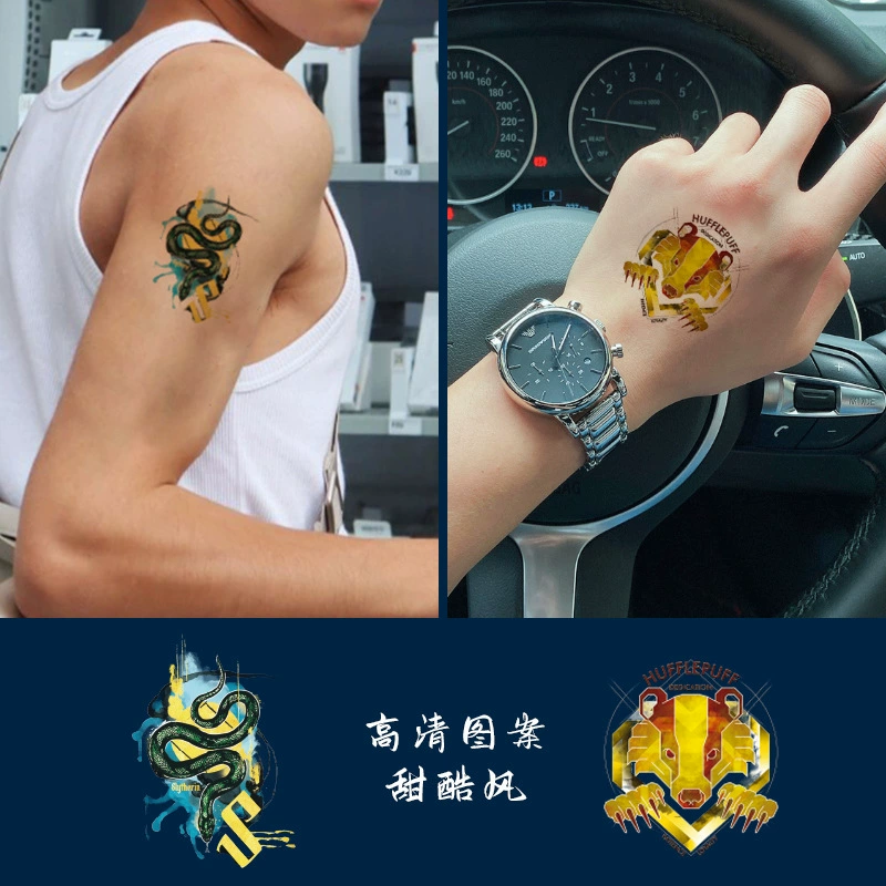 Cartoon tattoo stickers, retroreflective sticker, halloween, long-term effect