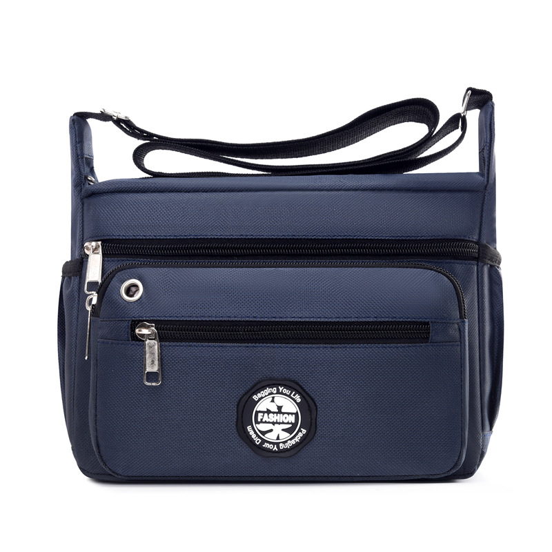 Nueva bolsa de hombre multicapa bolsa de tela bolsa de negocios ocio bolsa de entrega al aire libre mochila de hombro bolsa de negocios