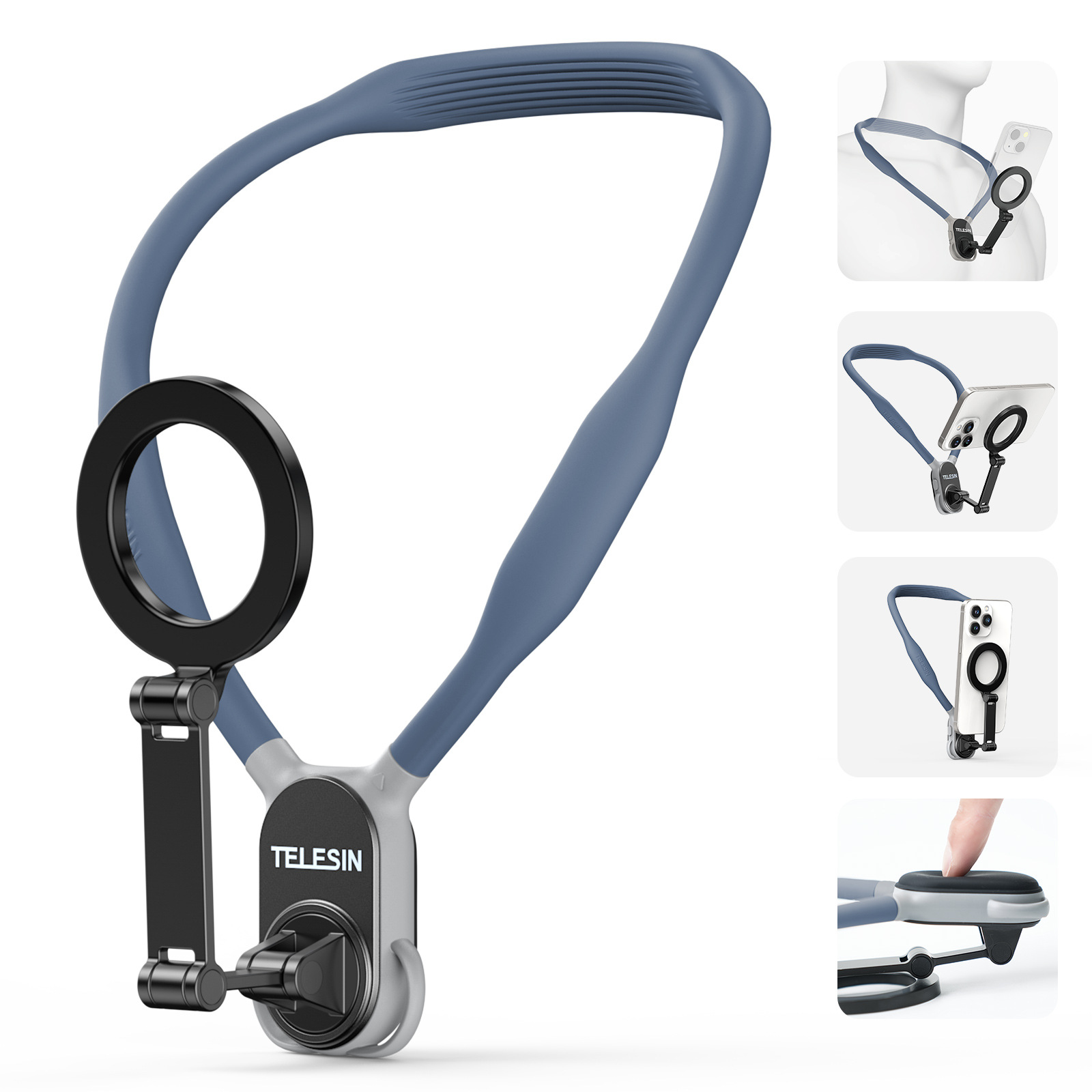 TELESIN aixun MagSafe magnético teléfono móvil Halter soporte primera vista teléfono móvil soporte de fotografía en vivo