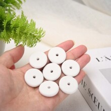 石膏圆形香插 极简主义线香底座 禅意茶道香薰托 简约家居摆件