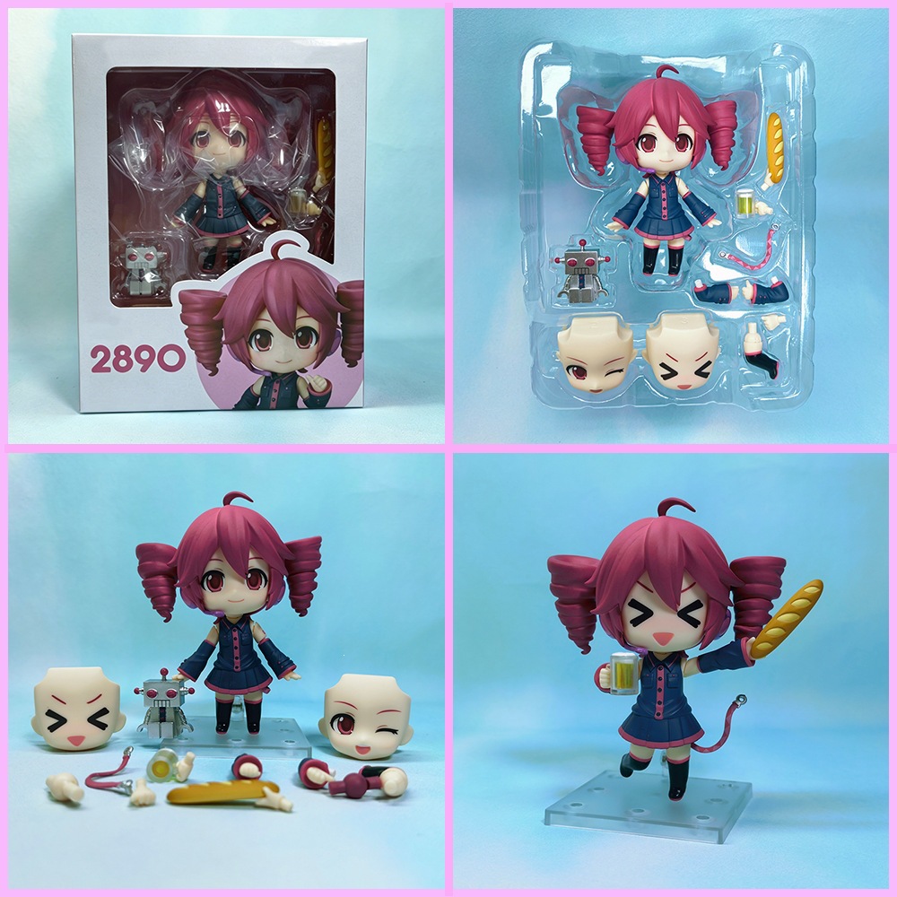 In-Stock High-Quality Version Heavy Beat 2890 Teto Q-Version Figure with Interchangeable Faces, Model Display Piece, Doll Toy