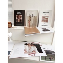 欧美时尚杂志拍摄道具书封面画册本子网红英文感场景布置包邮