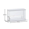 Long minifigure, storage box, 32×12×22cm