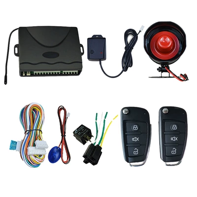 Kaiqisheng Manufacturer Cross-Border Universal Old Model A6B5 Remote Control Central Locking Vibrator Sensor Car Alarm (Car anti-theft device) - car-alarm-k16-with-k05-remote-control