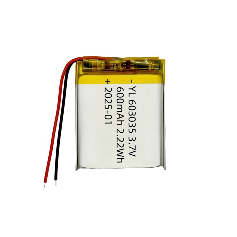 603035/600mAh 배터리(보호 보드 콘센트 포함)