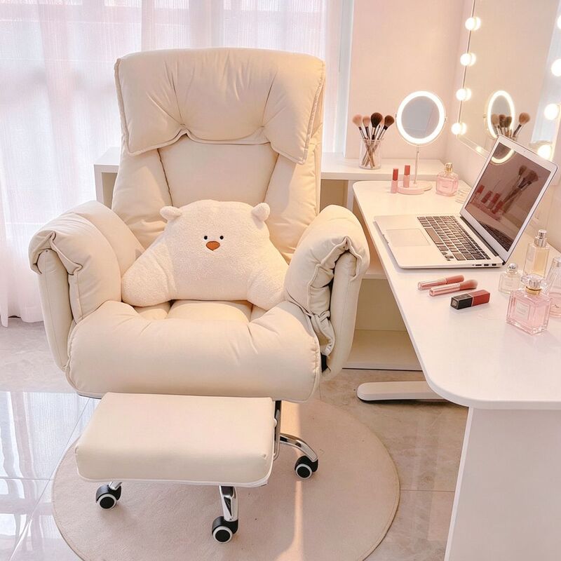 Computer chair for home use, comfortable gaming chair for girls, ergonomic swivel chair, gaming live streaming sofa chair, office seat Computer chair for home use, comfortable gaming chair for girls, ergonomic swivel chair, gaming live streaming sofa chair, office seat