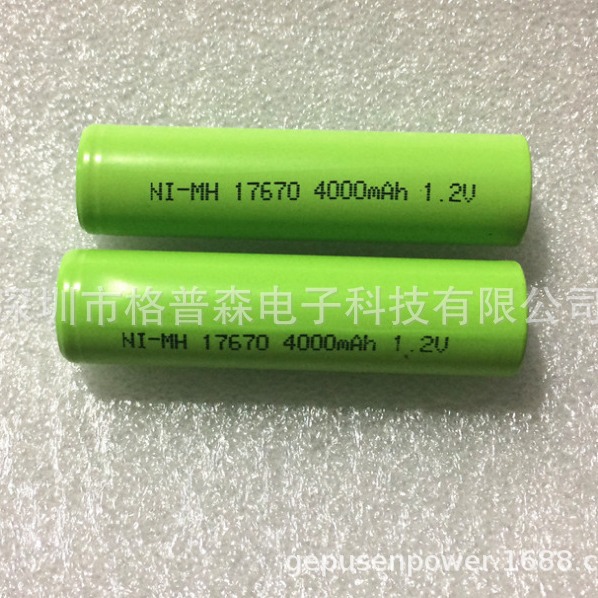 NI-MH 4/3A 17670镍氢电池1.2V/3800mAh 镍氢电池组 镍氢圆柱电池