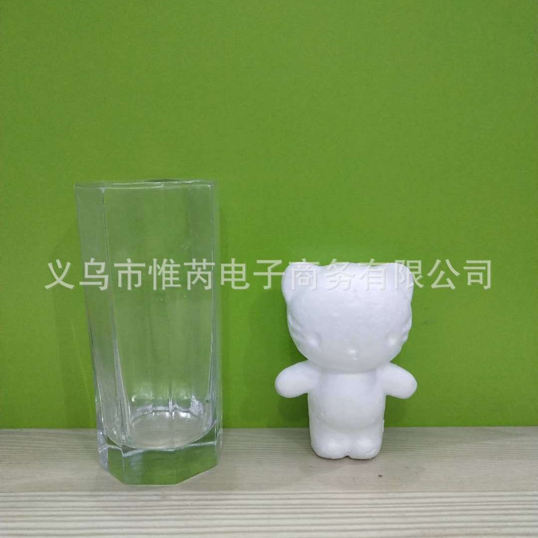 Oso Rosa molde oso modelo embrión blanco Qixi Día de San Valentín EPS Poli Dragón blanco espuma oso Clavel