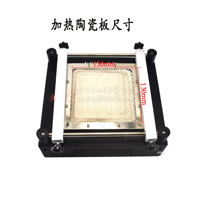 Gaodi protección ambiental sin plomo plataforma de precalentamiento 853BGA calentamiento y reparación 863 pantalla digital estaño desmontaje tabla de soldadura pistola de aire caliente