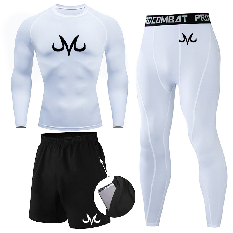 Women's Clothing Men's Animation Sportswear Set Tights Fitness Shorts Base Layer Quick Drying Running Track And Field Training High Elasticity_ecoleips.com