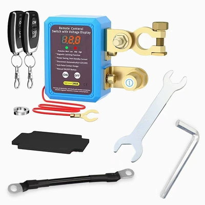 Car Battery Power-Off Switch Power supply, ignition system accessories - power-outage-digital-display-model-cable-wrench