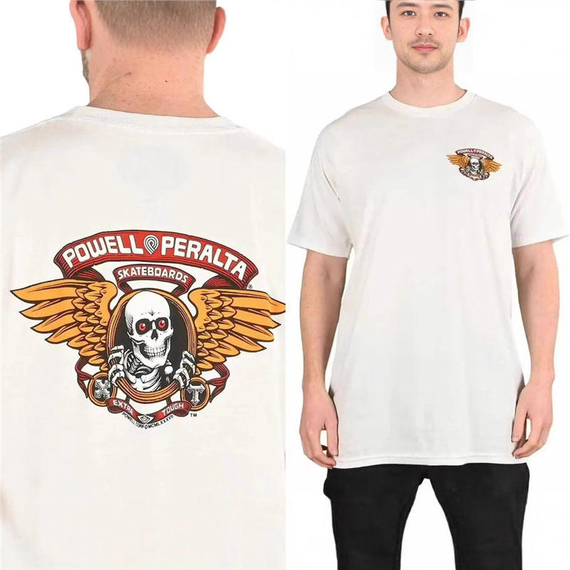Skateboard t Shirt Powell Peralta Winged Ripper T-Shirt Men