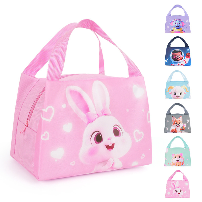 San Meng Insulated Bag Children's Lunch Box Bag Kindergarten Souvenir Cartoon Portable Lunch Box Bag New Insulated Bag